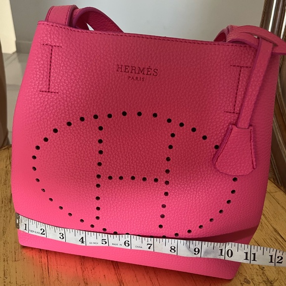 Leather orange women bag - Picture 11 of 11